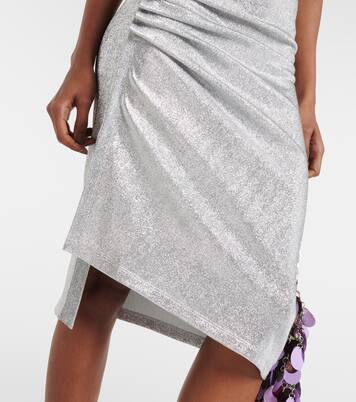 Metallic jersey dress | Rabanne