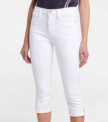 Jean raccourci Le High Pedal Pusher à taille haute | Frame