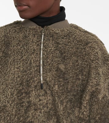 4 Moncler Hyke - Pullover in shearling sintetico | Moncler Genius