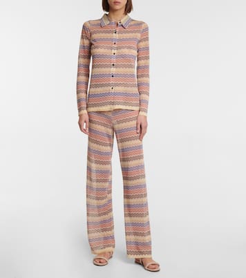 Pantalon ample Zuri en coton mélangé | SIR