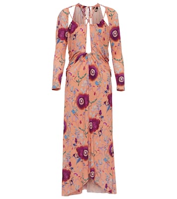 Robe midi Jadessi à fleurs | Isabel Marant