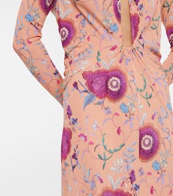 Robe midi Jadessi à fleurs | Isabel Marant