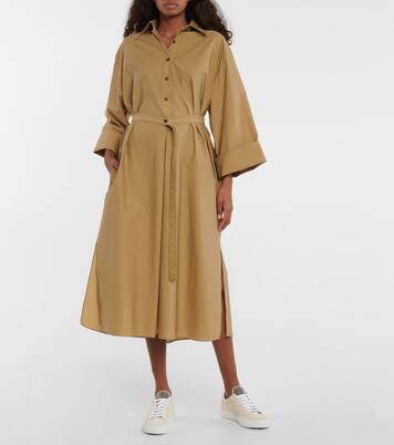 Hemdblusenkleid aus Popeline | Brunello Cucinelli