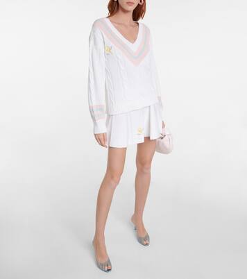 Bestickter Minirock Roz | LoveShackFancy