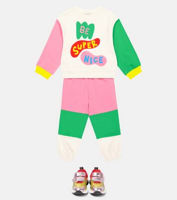 Cotton sweatshirt and sweatpants set | Stella McCartney Kids