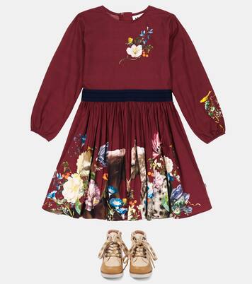 Christine printed cotton-blend dress | Molo