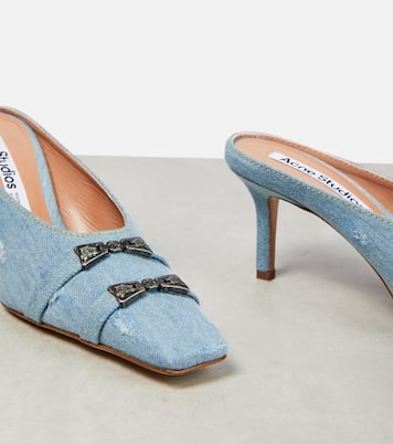 Escarpins en denim à ornements | Acne Studios