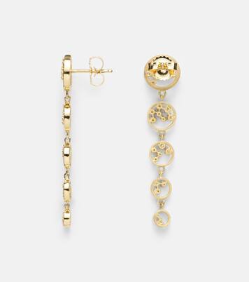 Ohrringe Margot aus 18kt Gelbgold mit Diamanten | Jade Trau