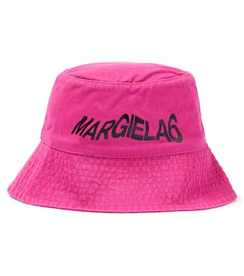 Logo cotton bucket hat | MM6 Maison Margiela Kids