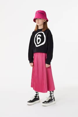 Logo cotton bucket hat | MM6 Maison Margiela Kids