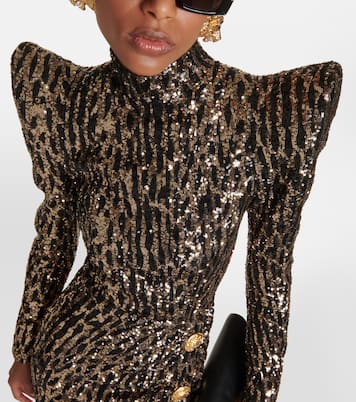 Robe à sequins | Balmain