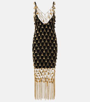 Robe midi à ornements | Rabanne