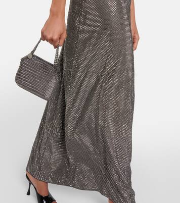 Asymmetric embellished maxi dress | Stella McCartney