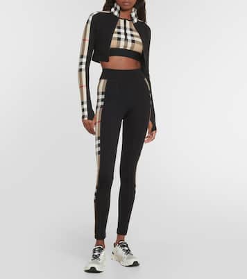 Cropped-Top Burberry Check aus Jersey | Burberry