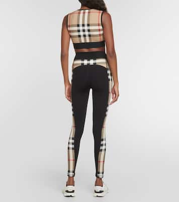 Cropped-Top Burberry Check aus Jersey | Burberry