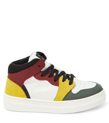 Colorblocked leather sneakers | Il Gufo