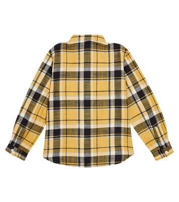 Daho checked cotton shirt | Bonpoint