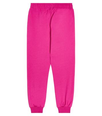 Logo cotton jersey sweatpants | Moschino Kids