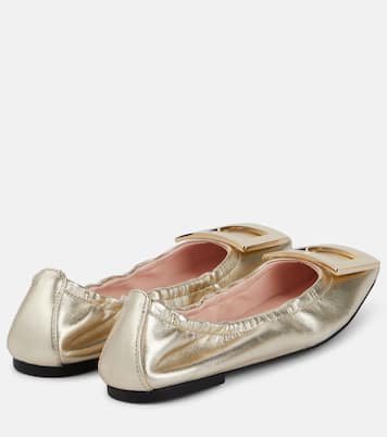Viv' Pockette leather ballet flats | Roger Vivier