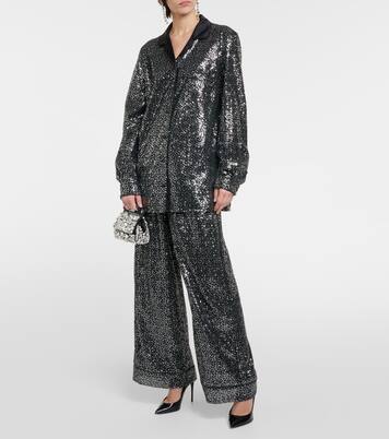 Hemd mit Pailletten | Dolce&Gabbana