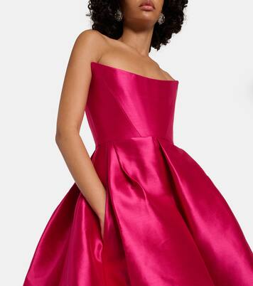 Robe midi sans bretelles | Alex Perry