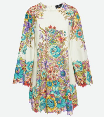 Floral cotton poplin minidress | Etro