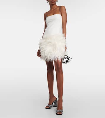 Verzierte Pantoletten Devon aus Satin | The Attico