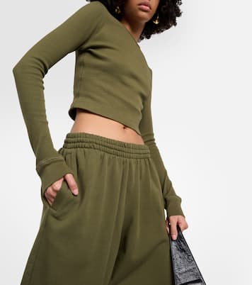 X Hailey Bieber Jogginghose aus Baumwolle | Wardrobe.NYC