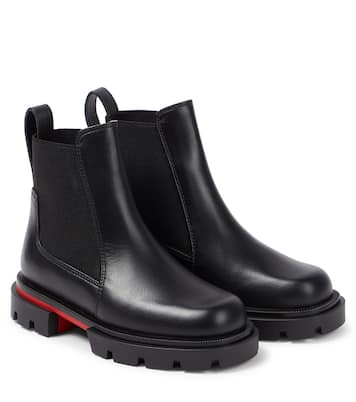 Ankle Boots Marchacroche aus Leder | Christian Louboutin Kids