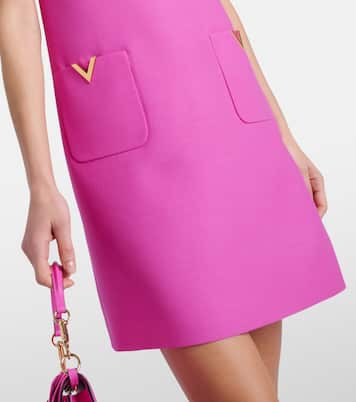 VGold Crepe Couture minidress | Valentino