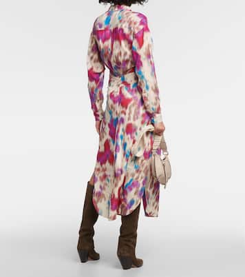 Robe chemise Nesly imprimée en coton | Marant Etoile