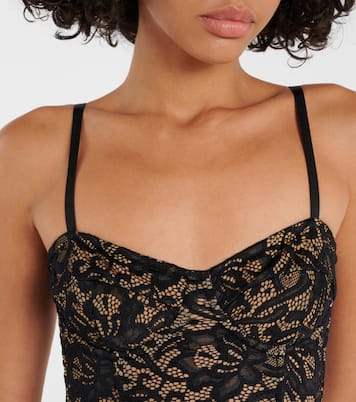Bustier-Top aus Spitze | Rotate