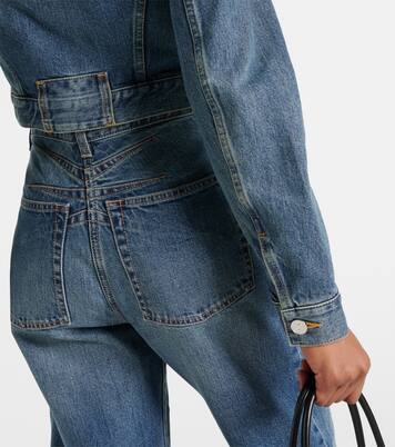 Cropped-Jeansjacke | Alaïa