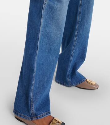 High-rise cargo jeans | Tory Burch