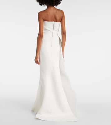 웨딩 - Epitome 튤 트리밍 크레이프 이브닝 가운 | Maticevski