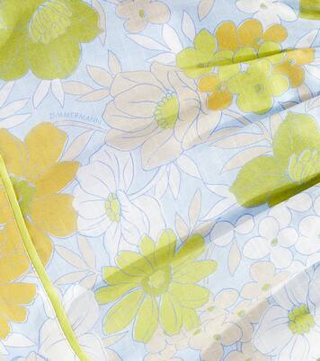 Pop floral cotton shirt dress | Zimmermann Kids