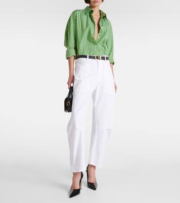 Pantalon barrel Shon en coton | Nili Lotan