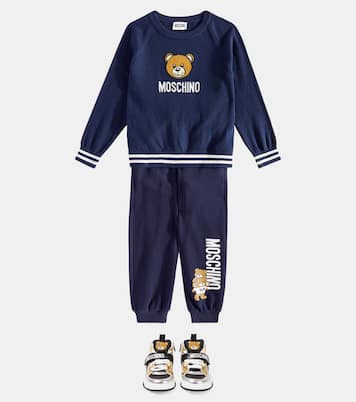 Jersey Teddy Bear de algodón y lana | Moschino Kids