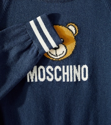 Jersey Teddy Bear de algodón y lana | Moschino Kids