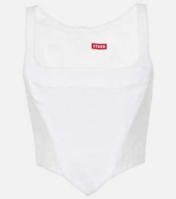 Bustier-Top aus Leinen | Staud