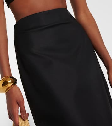 Maxirock aus einem Baumwollgemisch | Adriana Degreas