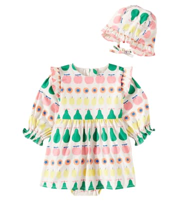 Bébé – Set robe et bonnet Fruity en coton | Jellymallow