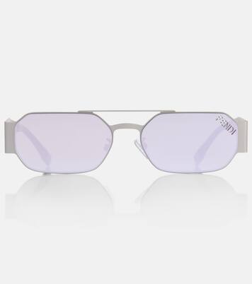 Fendi Cut Out square sunglasses | Fendi