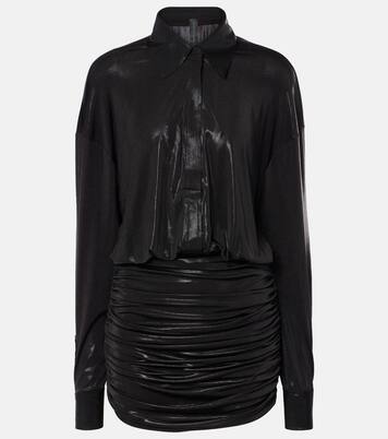 Robe Boyfriend en lamé | Norma Kamali