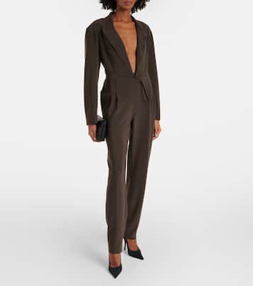 Single-breasted jumpsuit | Norma Kamali