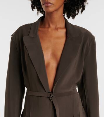 Single-breasted jumpsuit | Norma Kamali