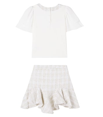 Set aus Top und Rock mit Tweed | Patachou