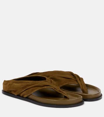 Shaw suede thong sandals | A.Emery