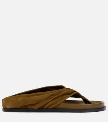 Shaw suede thong sandals | A.Emery
