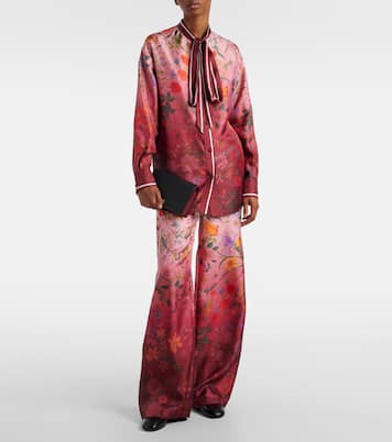 Portefeuille à chaîne GG Petite Marmont en cuir | Gucci